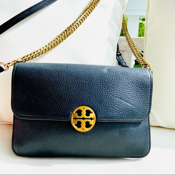 Tory Burch Black Chelsea Bag EUC - Picture 11 of 16